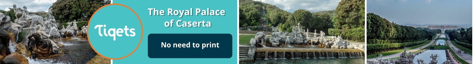 Royal Palace of Caserta: Zero wait time!