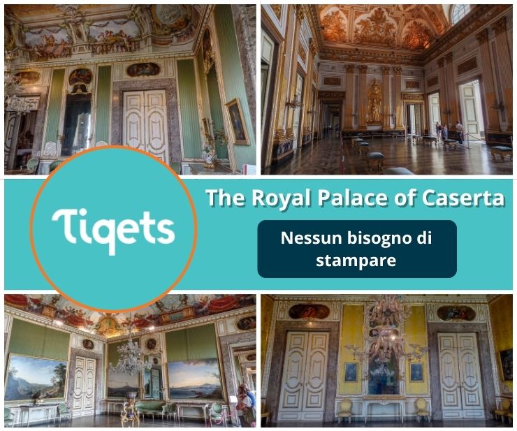 La Reggia di Caserta: nessun bisogno di stampare