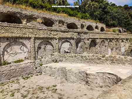 Other cisterns of Roman baths of Baiae, the third and fourth terraces of Ambulatio's villa