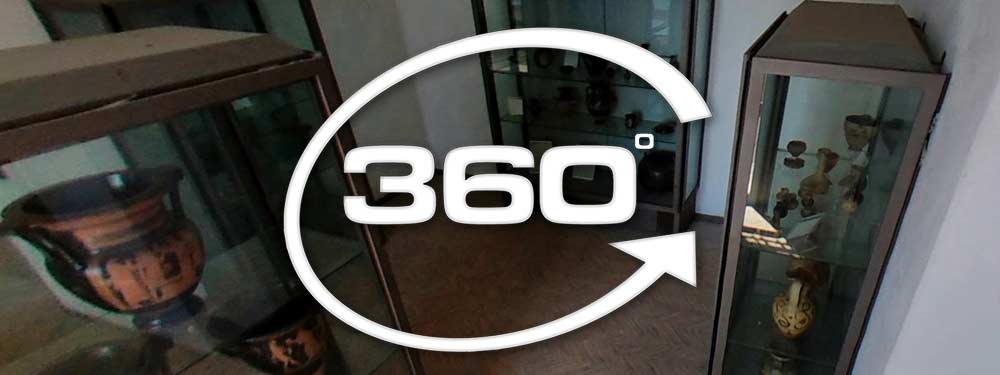 Foto 360 nel museo archeologico dei Campi Flegrei