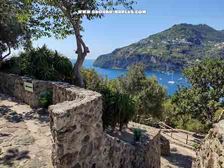 Panorama dal viale dei Palmenti