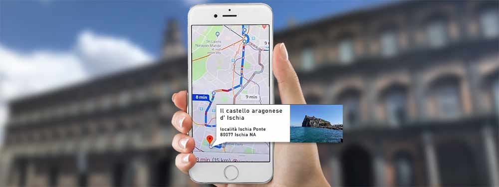 google maps ischia castle