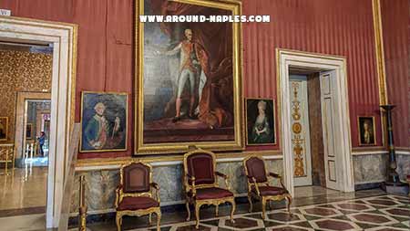 sala trono napoli
