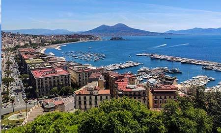 Posillipo e il golfo di Napoli dal belvedere di Sant Antonio posillipo sant antonio