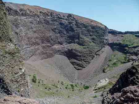 Il Vesuvio: il cratere