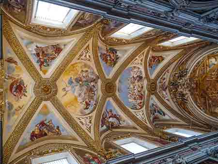 Ceiling fresco of Charterhouse of st. Martin